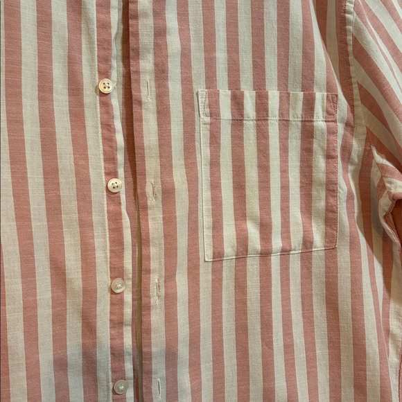 Pink and White Button-Up Shirt - Picture 3 of 5